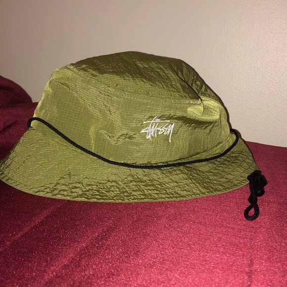 Stussy Other - Stussy Olive Green Bucket Hat